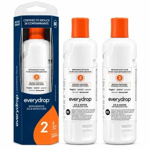 Two everydrop EDR2RXD1 Filter 2 refrigerator filters with box